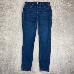 Daily Ritual Jeans Womens Size‎ S Regular Blue Pull On Mid Rise Skinny Stretch